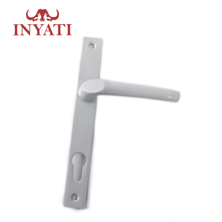Handle Aluminium Narrow Style Coated White Inyati Blister Packed